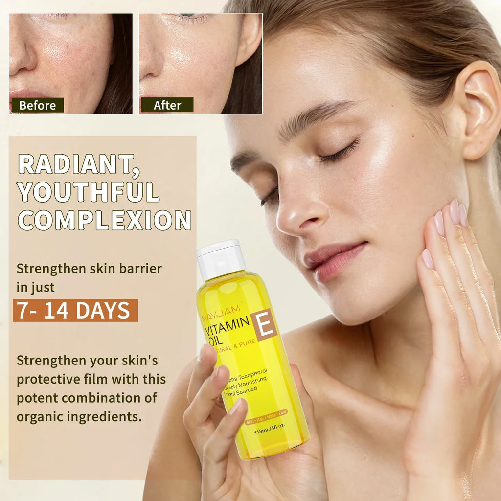 Pure Vitamin E Face Oil – Brightening & Moisturizing Skin Care