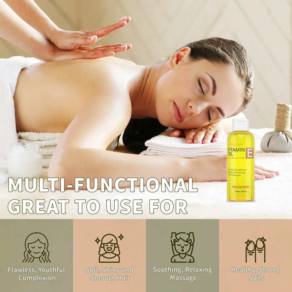 Pure Vitamin E Face Oil – Brightening & Moisturizing Skin Care
